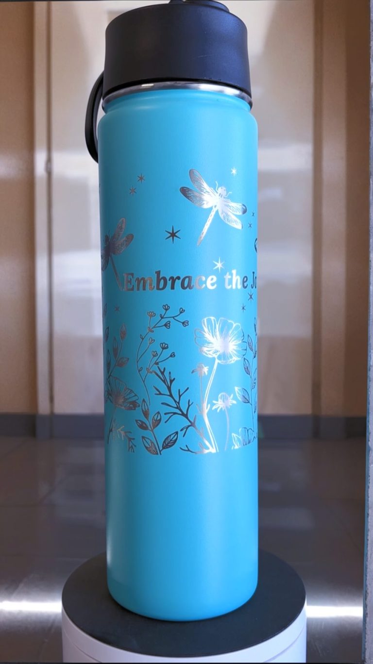 24 Oz Silver Plated Tumbler