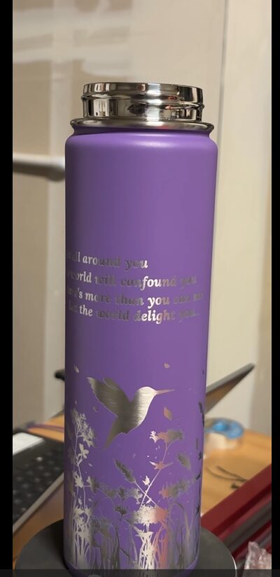 24OZ Stainless Water Bottle (Click For Video)