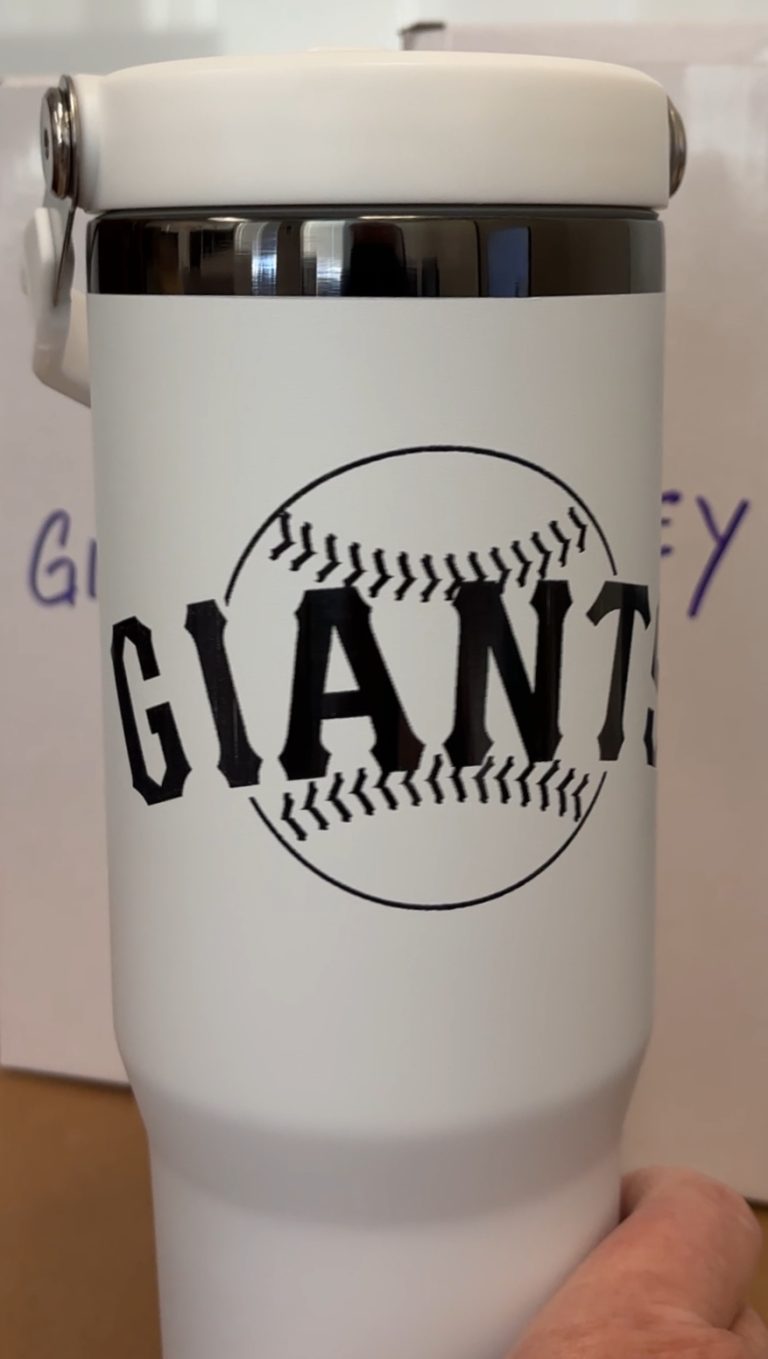 30 Oz Black Plated Tumbler