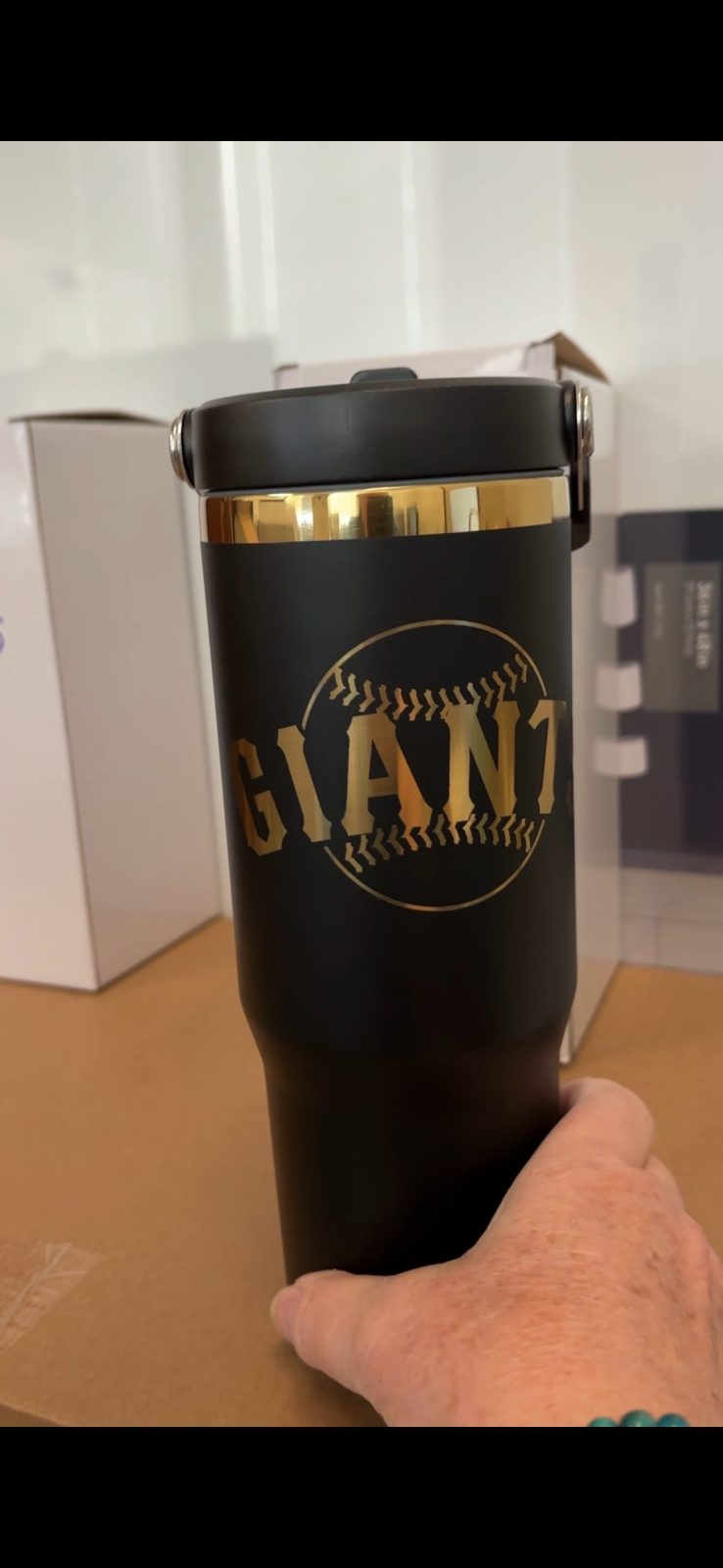 30 Oz Gold Plated Tumbler