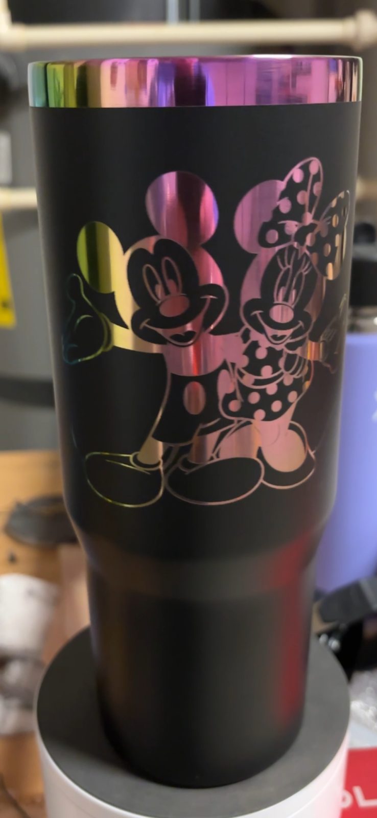 30 Oz Rainbow Plated Tumbler