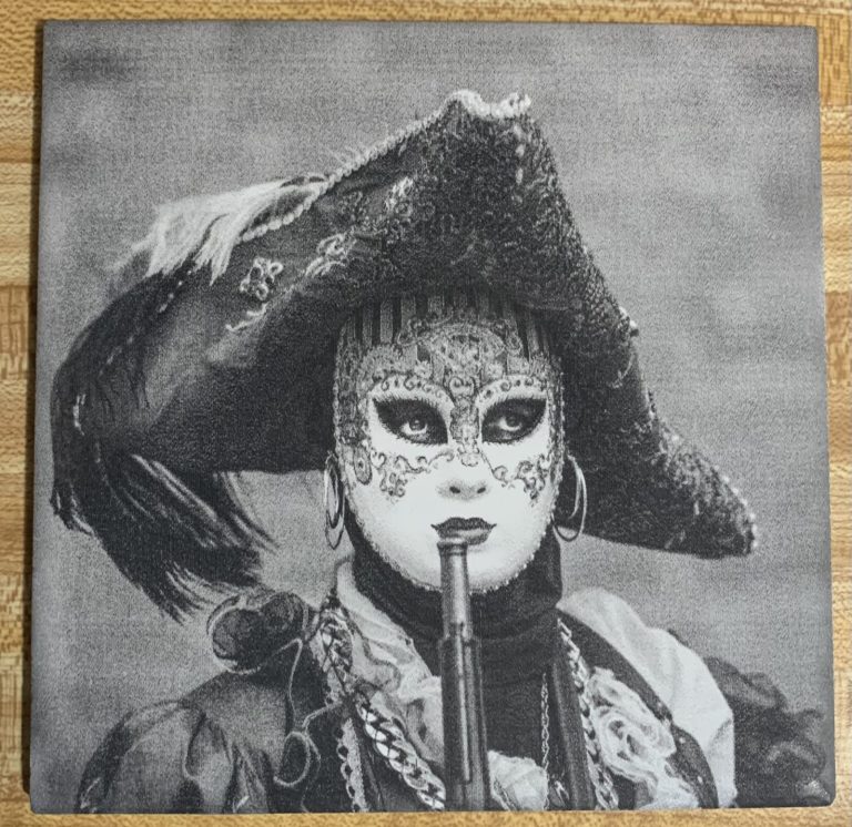 Ceramic Tile Mardi Gras Performer