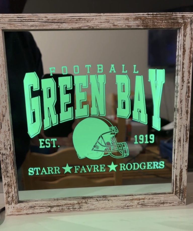 Customized Mirrored Light Box