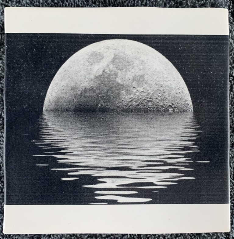 Moon on Ceramic Tile to Make Hot Plate